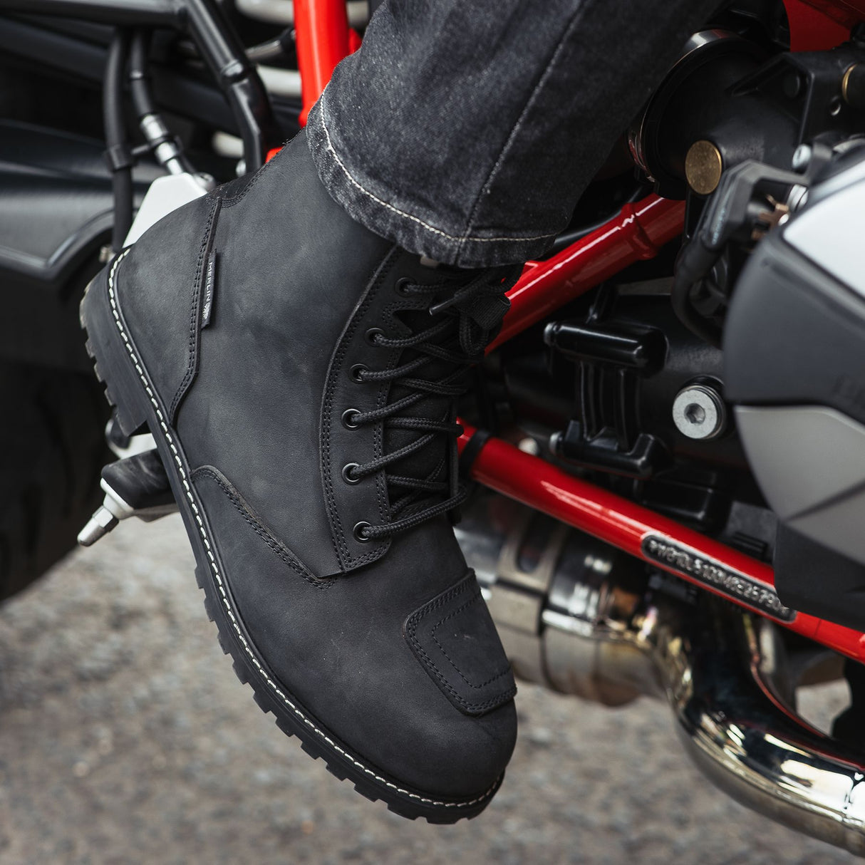 Merlin Drax 2 D3O Waterproof Leather Motorcycle Boots