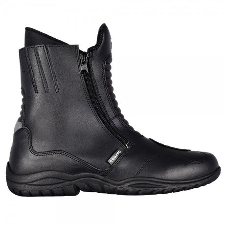 Oxford Warrior Waterproof Leather Motorbike Motorcycle Boots - Black - Oxford -  - MSG BIKE GEAR - 1