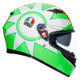 AGV K3 E2206 Full Face Motorcycle Helmet - VR46 Rossi Replicas