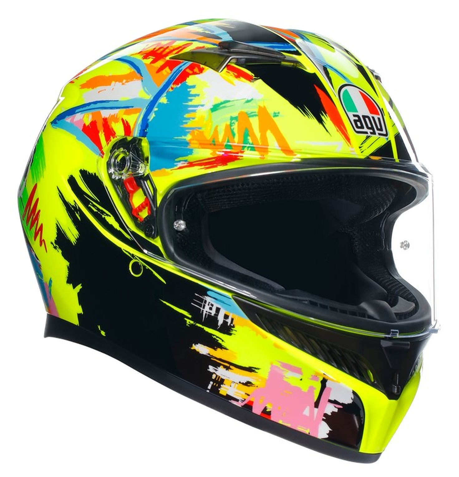 AGV K3 E2206 Full Face Motorcycle Helmet - VR46 Rossi Replicas