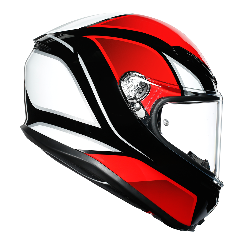 AGV K6 "Hyphen" Full Face Helmet -Red / Black / White