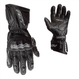 RST Axis CE Leather Sports Gloves - Black