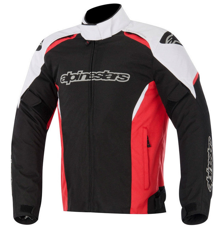 Alpinestars Gunner Waterproof Textile Motorcycle Jacket - Black/White/Red - Alpinestars -  - MSG BIKE GEAR - 1