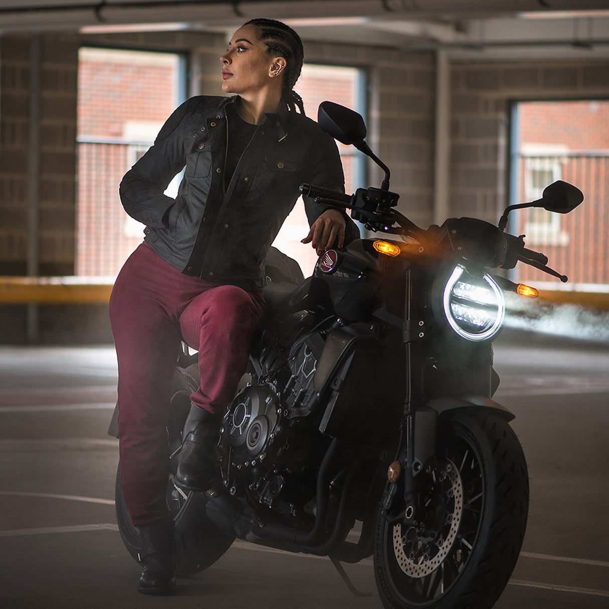 Oxford Armoured Ladies Super Leggings 2.0 - Burgundy