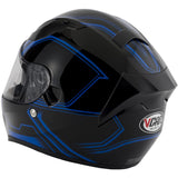 Vcan V128 Full Face Helmet - Tracer Blue