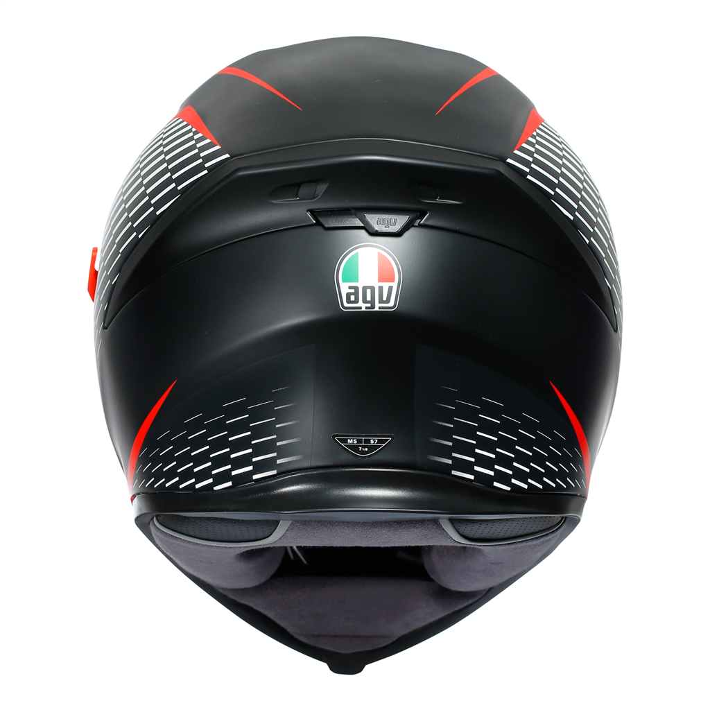 AGV K5-S "Thunder" Full Face Helmet - Black / White / Red