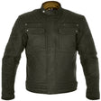 Oxford Hardy Waxed Cotton Motorcycle Motorbike Jacket - Olive - Oxford -  - MSG BIKE GEAR - 1