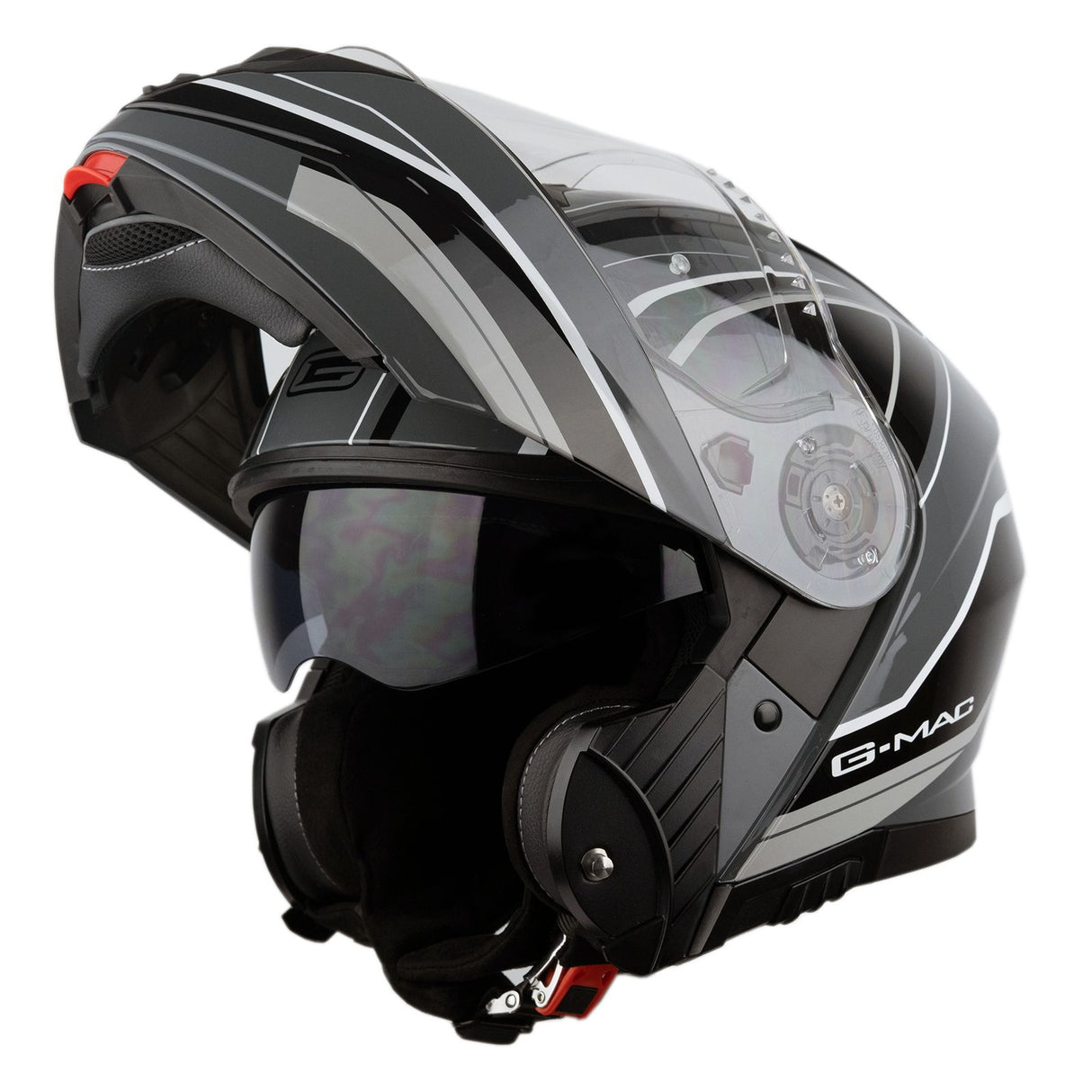G-Mac Concept Evo Flip Front Motorcycle Helmet + FREE Pinlock Anti-Fog Insert