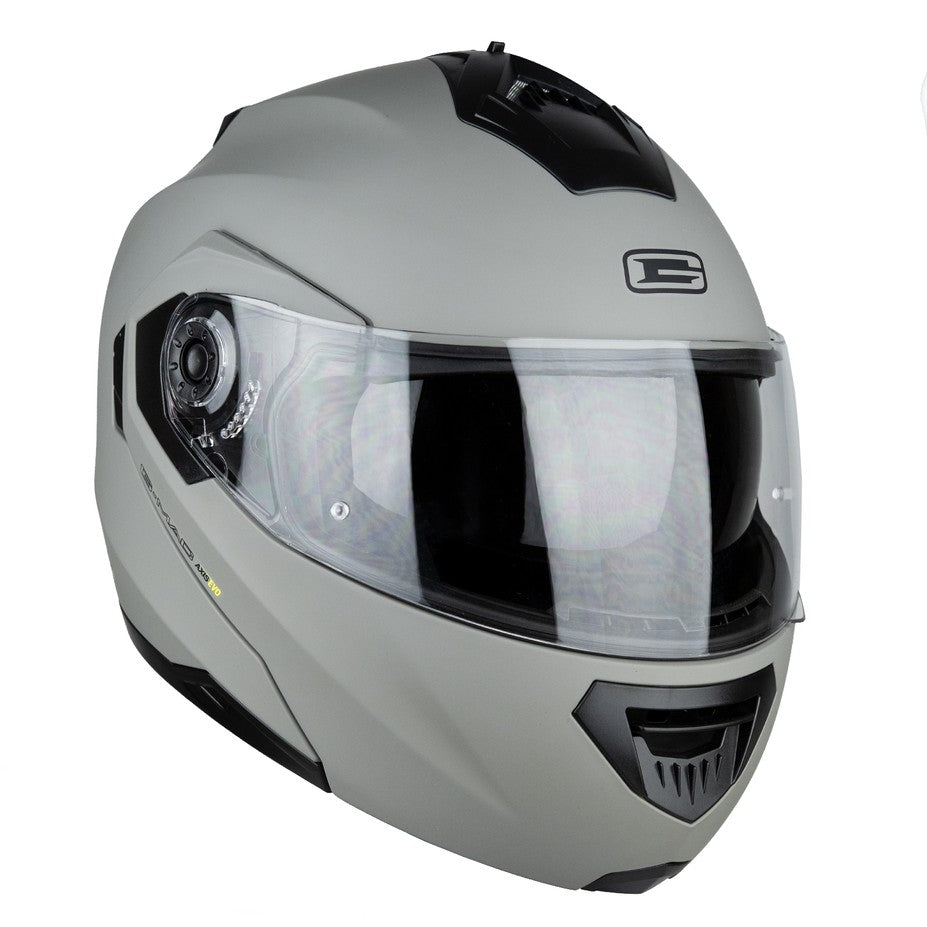 G-Mac Axis Evo Flip Front Helmet - Satin Grey