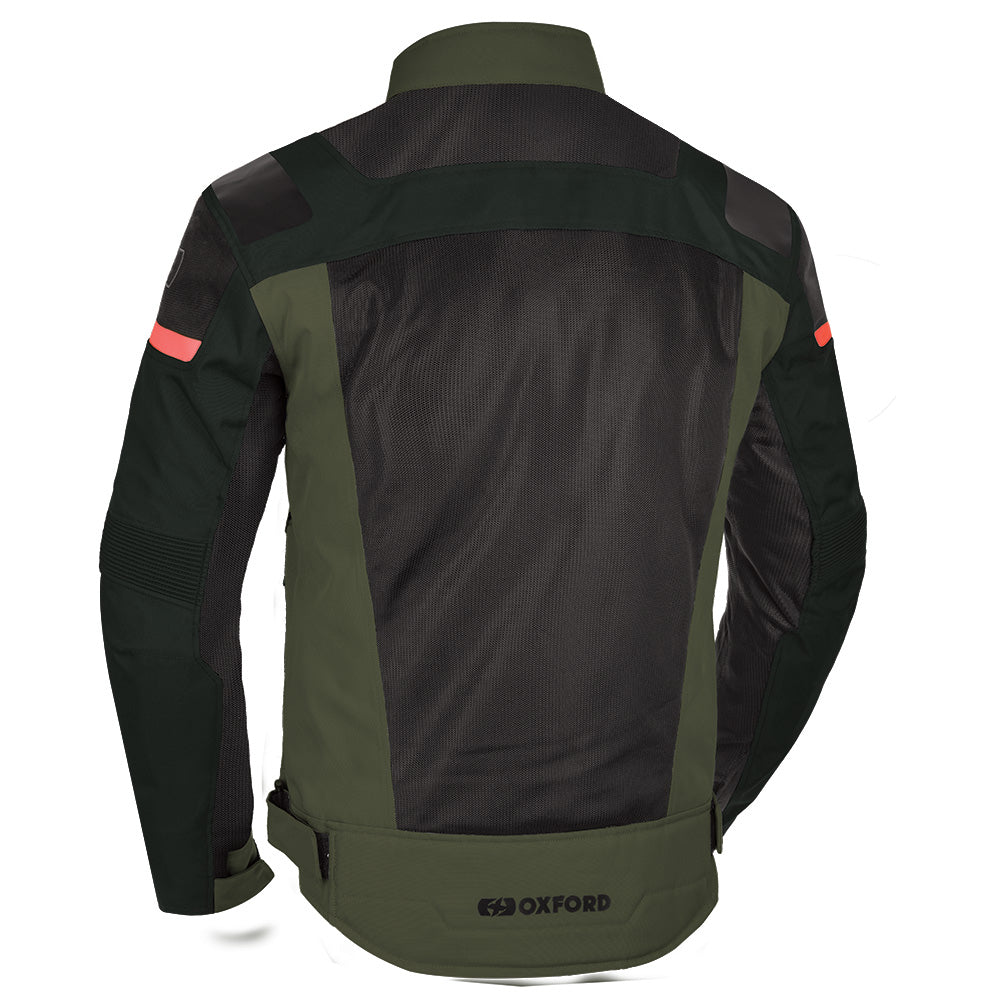 Oxford Dakar Dry2Dry Air Textile Waterproof Summer Jacket - Green