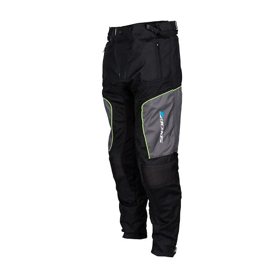 Spada Air Pro 2 Summer Vented Motorcycle Textile Trousers-Black/Silver/Fluo - Spada -  - MSG BIKE GEAR - 1
