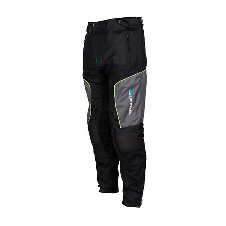 Spada Air Pro 2 Summer Vented Motorcycle Textile Trousers-Black/Silver/Fluo - Spada -  - MSG BIKE GEAR - 1