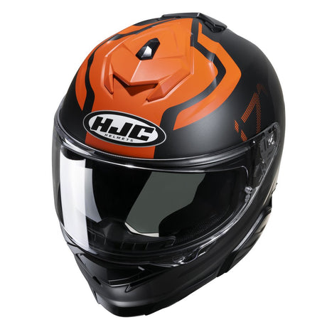 HJC I71 Enta Full Face Motorcycle Helmet - MC7SF Orange