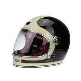 Viper F656 Vintage Full Face Helmet - Black / White
