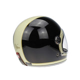 Viper F656 Vintage Full Face Helmet - Black / White