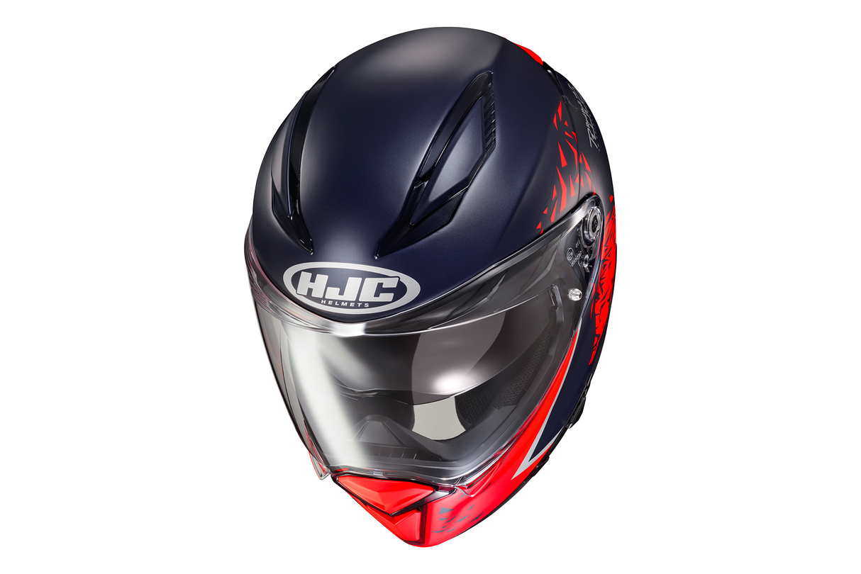 HJC F70 Spielberg Redbull Ring Fiberglass MC21SF Red Blue Full Face Helmet