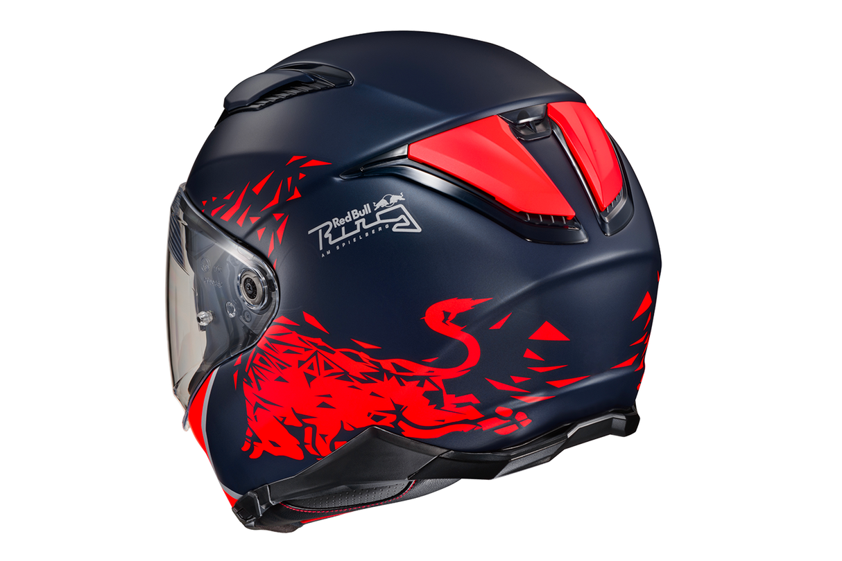 HJC F70 Spielberg Redbull Ring Fiberglass MC21SF Red Blue Full Face Helmet