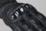 RST Fulcrum CE Waterproof Leather Motorcycle Gloves - Black