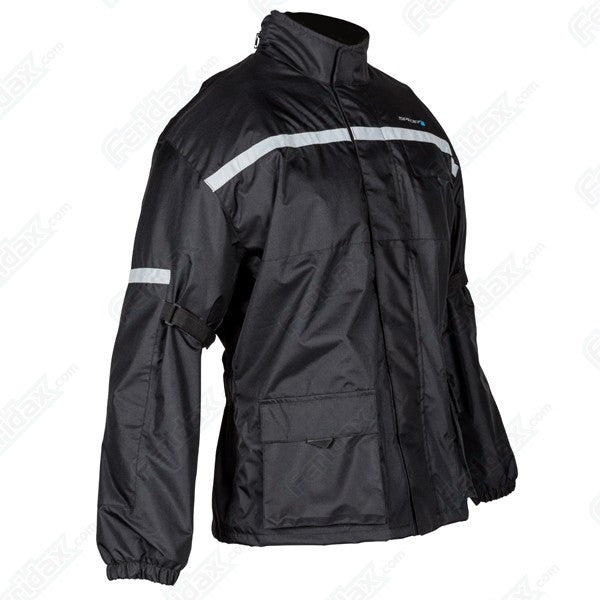Spada Aqua Mesh Lined Waterproof Breathable Motorcycle Over Jacket - Black - Spada -  - MSG BIKE GEAR - 1