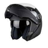 MIDA Delta Flip Front Helmet - Satin Black