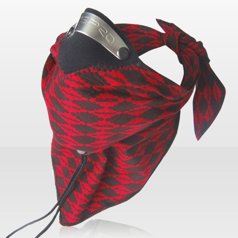 Respro Bandit Anti-Pollution Bike Cycling Dust Filter - Diamond Red