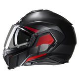 HJC I100 Beis Flip Front Motorcycle Helmet - MC1SF Red