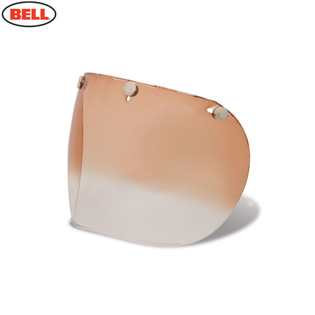 Bell Custom 500 Helmet Replacement Retro 3-Snap Fixed Shield / Visor Amber Gradient - Bell -  - MSG BIKE GEAR