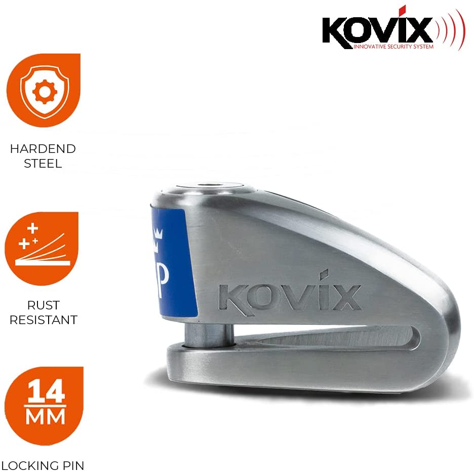 Kovix KSV2-SS Stainless Steel 14mm Disc Lock