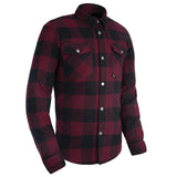 Oxford Kickback 2.0 Mens CE Level 1 Armoured Aramid Check Shirt - Red