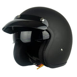 MIDA MV537 Open Face Motorcycle Helmet + FREE Peak