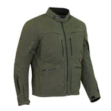 Merlin Drifter D3O Waterproof Membrane Organic Cotton Textile Explorer Motorcycle Jacket -  Green