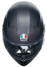 AGV K3 E2206 Full Face Motorcycle Helmet - Solid Matt Black