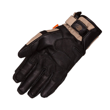Merlin Mahala Explorer D3O Cordura Waterproof Cotton Textile / Leather Gloves - Black/Sand