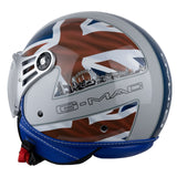 G-Mac Metro Evo Jet Open Face Motorcycle Helmet