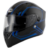 Vcan V128 Full Face Helmet - Tracer Blue
