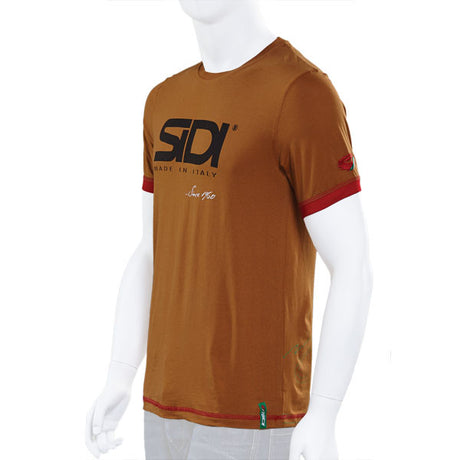 OFFICIAL SIDI CASUALS T-SHIRT TEE -SINCE 60 BURNT SIENNA - Sidi -  - MSG BIKE GEAR