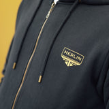 Merlin Gorsey Signature Zip-Up Organic Cotton Fleece Hoody Black