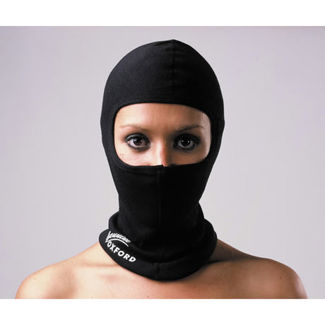 OXFORD BLACK THERMAL BIKE MOTORCYCLE NECK WARMER HELMET COTTON BALACLAVA - Oxford -  - MSG BIKE GEAR