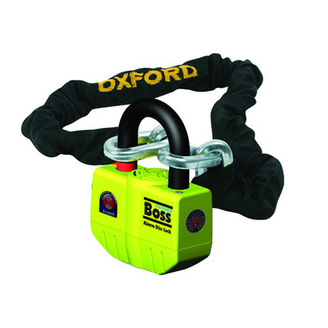 Oxford MOTORCYCLE BossAlarm 12mm Chain lock - Oxford -  - MSG BIKE GEAR - 1