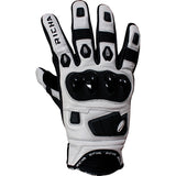 Richa Rock Short Leather Sports Summer Motorcycle Gloves Black/white - Richa -  - MSG BIKE GEAR - 1