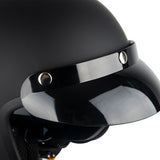 MIDA MV537 Open Face Motorcycle Helmet + FREE Peak