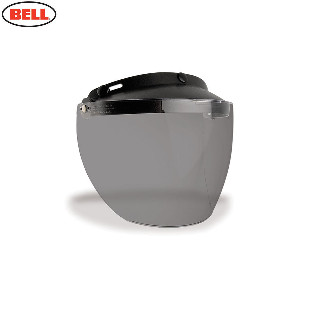 Bell Custom 500 Motorcycle Helmet Replacement MXL 3-Snap Flip Visor Smoke - Bell -  - MSG BIKE GEAR