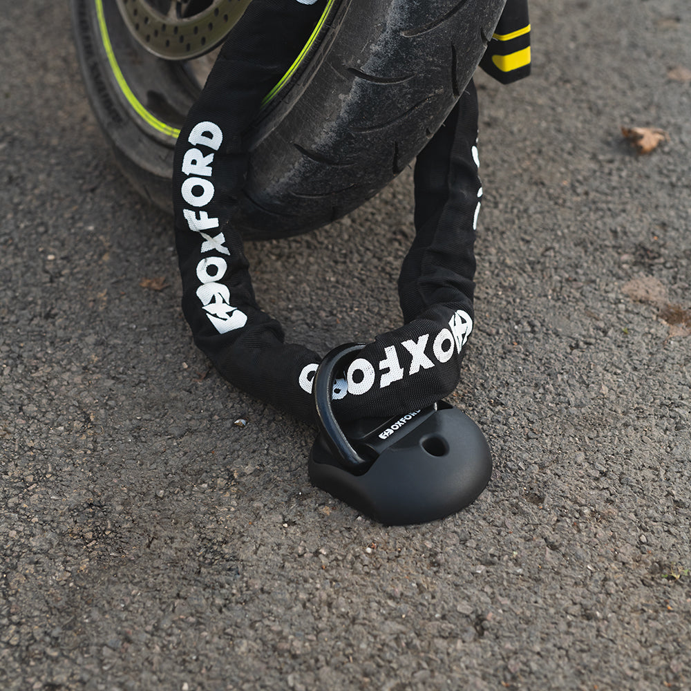 Oxford TaskForce - Ground & Wall Anchor Kit Sold Secure Motorcycle Gold