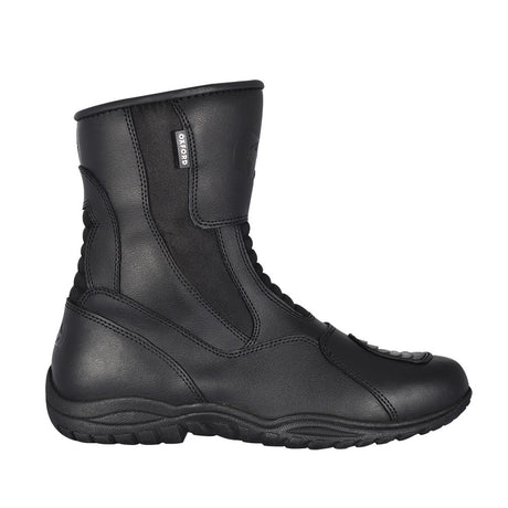 Oxford Hunter Waterproof Leather Motorbike Motorcycle Boots - Black - Oxford -  - MSG BIKE GEAR