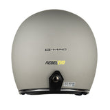 G-Mac Rebel Evo Open Face Helmet - Satin Grey (Also Rebel 2.0 Now Available)