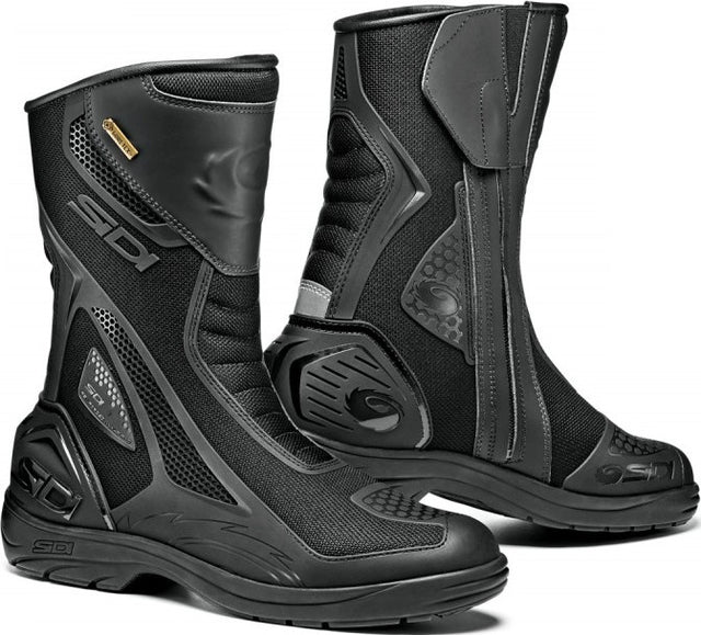 Sidi Aria Gore-Tex Waterproof/Breathable Touring Motorcycle Boots - Black - Sidi -  - MSG BIKE GEAR - 1