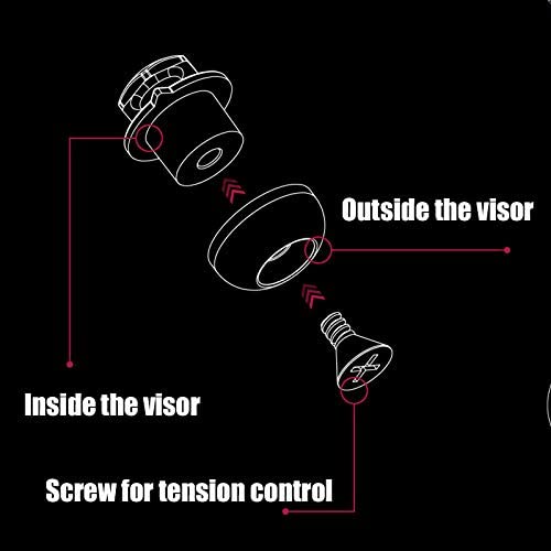 Pinlock 3 Component Pin Set fits 5mm Visor Holes