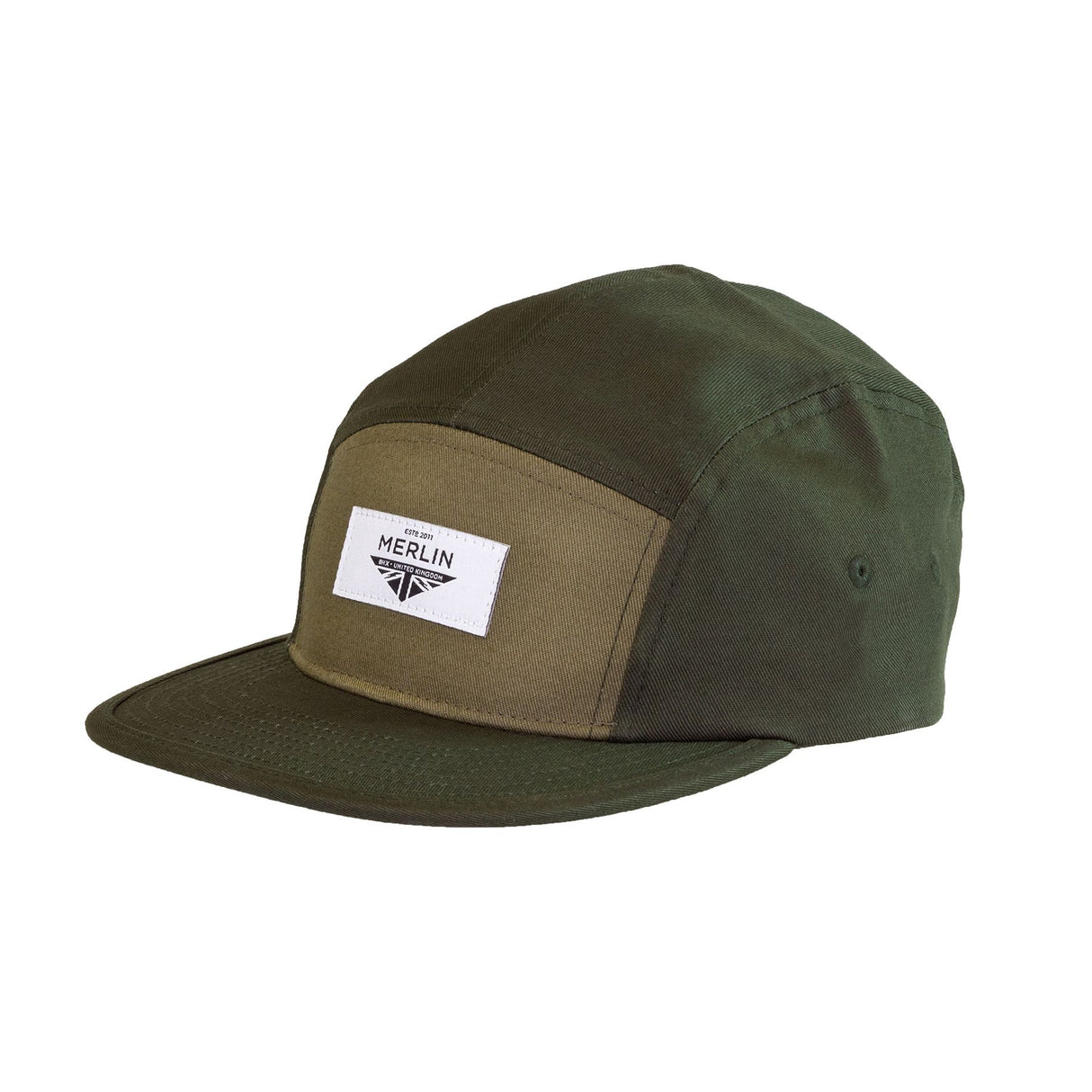 Merlin Dales 5 Panel Hat Adjustable Green Cap