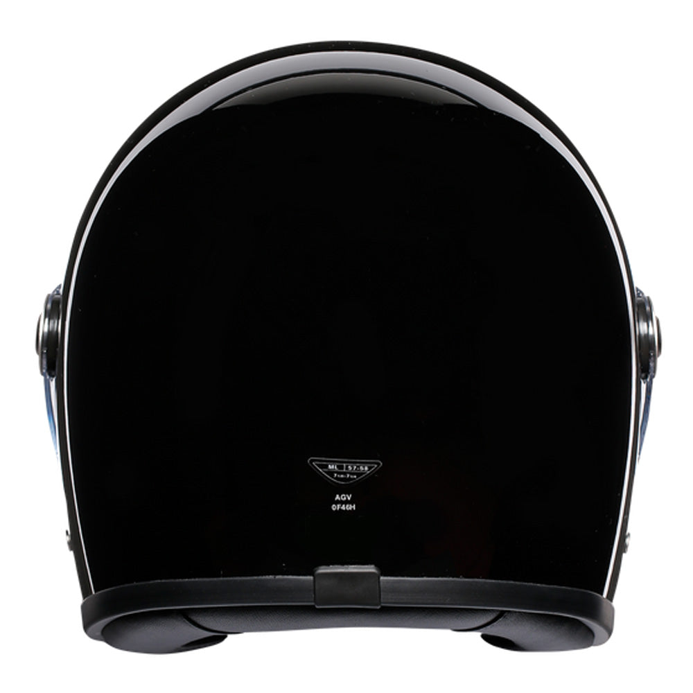 AGV X3000 Retro Racing Full Face Bike Helmet - Gloss Black