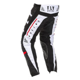 Fly Racing Kinetic K120 Motocross Pant - Black/White/Red